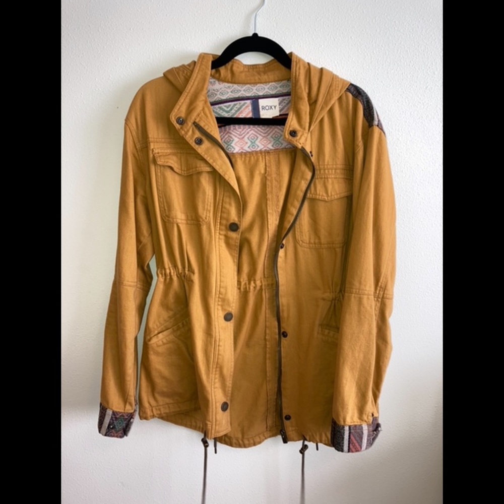 Roxy mustard field jacket